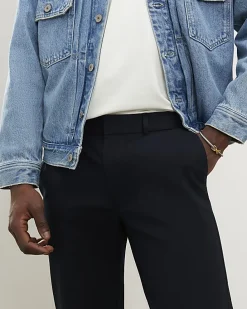 Navy Skinny Fit Chino Trousers