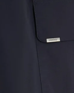 Navy Skinny Fit Stretch Cargo Trousers