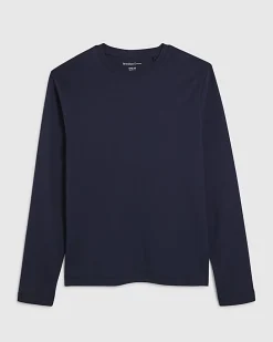 Navy Slim Fit Crew Neck Midweight T-Shirt