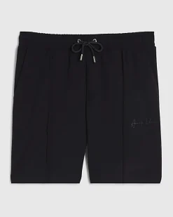 Navy Slim Fit Interlock Shorts