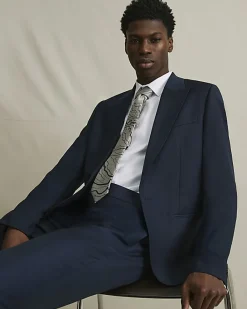 Navy Slim Fit Premium Suit Jacket