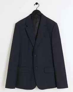 Navy Slim Fit Suit Jacket
