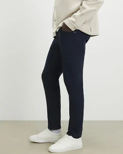 Navy Slim Fit Washed Jeans