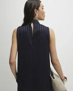 Navy Stripe Tunic Cami