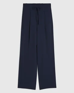 Navy Tailored Elasticated Jogger Trousers