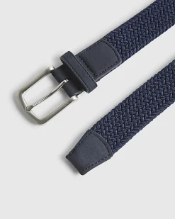 Navy Woven Belt