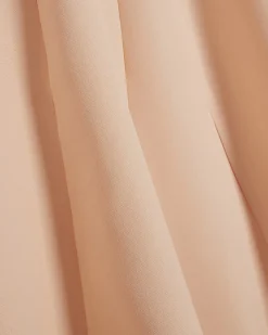 Orange Bow Back Detail Midi Dress