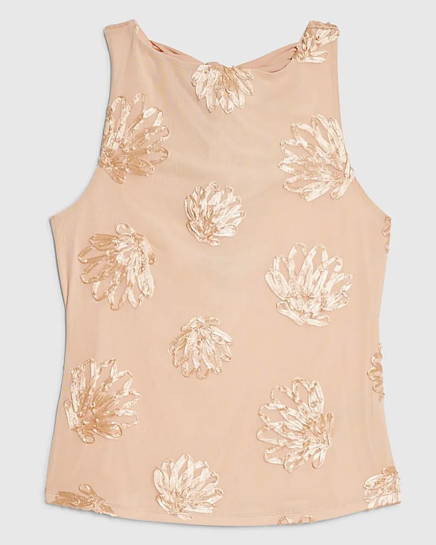 Orange Cornelli Shell Racer Top
