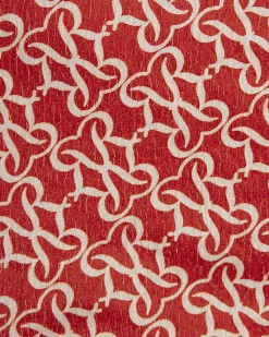 Orange Monogram Print Swimsuit