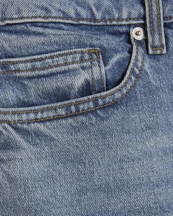 Petite Blue Barrel Leg Jeans