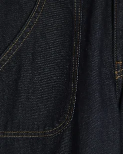 Petite Blue High Waisted Baggy Wide Leg Jeans