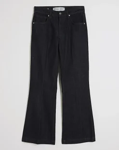 Petite Blue Mid Rise Bootcut Jeans