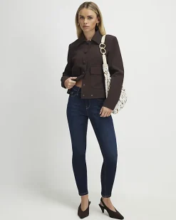 Petite Blue Sculpt Skinny Jeans