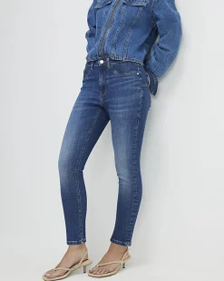 Petite Blue Sculpt Skinny Jeans