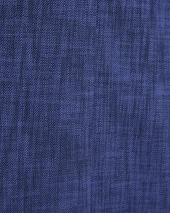 Petite Navy Cotton Midi Dress