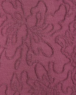 Petite Pink Jacquard Wide Leg Trousers