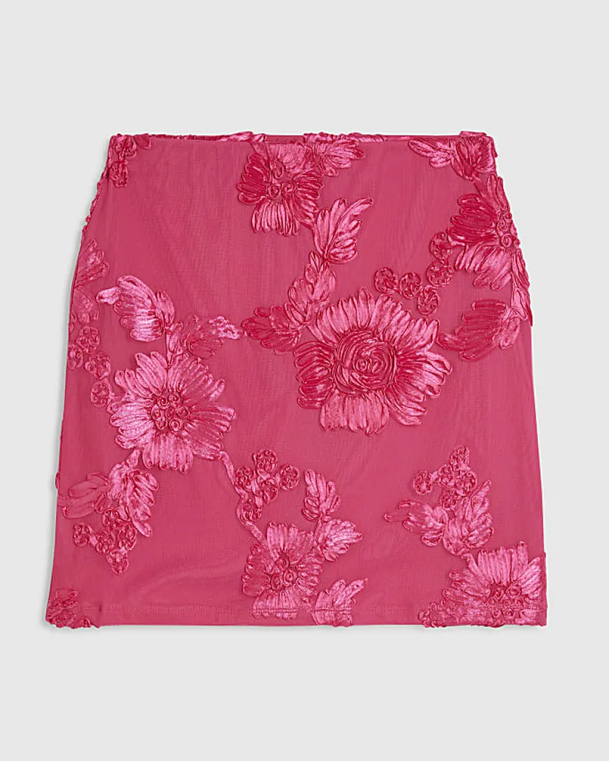 Pink Cornelli Mini Skirt