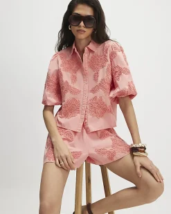 Pink Cornelli Shorts