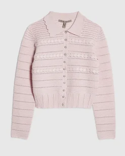 Pink Daisy Cardigan