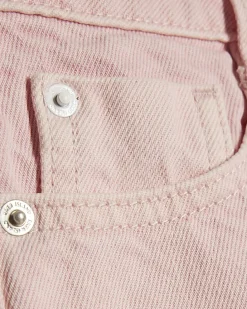 Pink Denim Mini Skirt