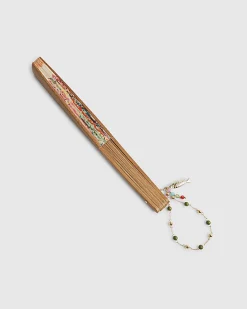 Pink Floral Hand Fan
