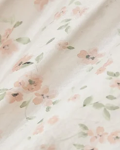 Pink Floral Pussybow Blouse