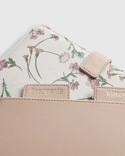Pink Floral Travel Wallet