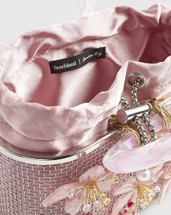 Pink Flower Cage Bag