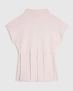 Pink High Neck Corset Top
