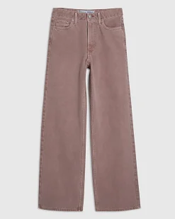 Pink High Waisted Relaxed Straight Jeans