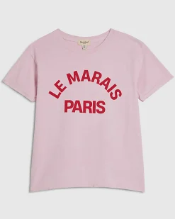 Pink Le Marais Slogan T-shirt