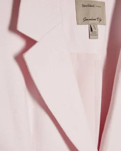 Pink Linen Blend Blazer
