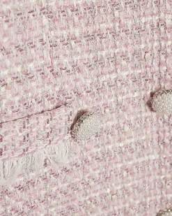 Pink Premium Boucle Mini Dress