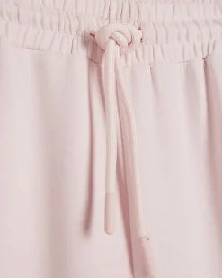 Pink Premium Drawstring Wide Leg Joggers