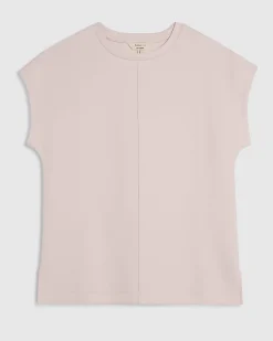 Pink Premium Twill Short Sleeve Top