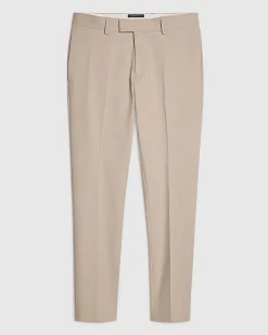 Pink Skinny Fit Micro Check Suit Trousers