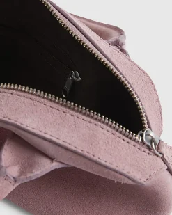 Pink Suede Premium Bowler Bag