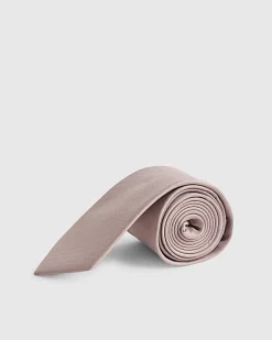 Pink Twill Tie