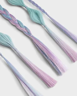 Purple Mermaid Fake Hair Pony