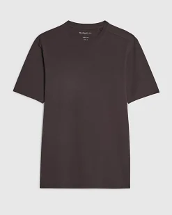 Purple Muscle Fit Lightweight Stretch T-Shirt