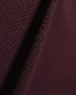Purple Short Sleeve Scoop Neck Bodysuit