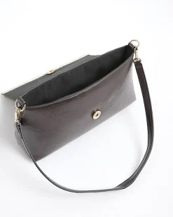 Red Bar Front Clutch Bag