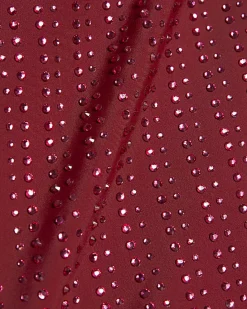 Red Diamante Embellished Sarong