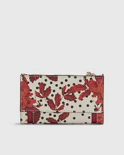 Red Floral Polka Dot Mini Purse