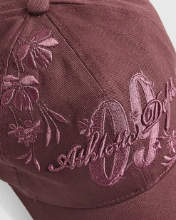 Red Floral Sports Cap
