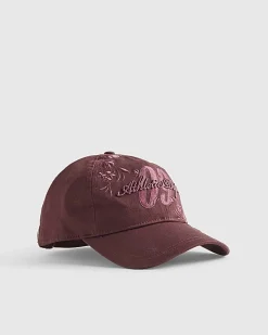 Red Floral Sports Cap