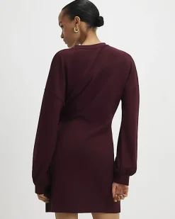 Red Knot Side Mini Dress