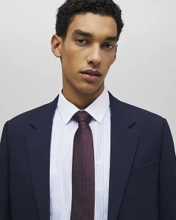 Red Micro Dot Tie