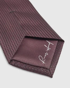 Red Micro Dot Tie