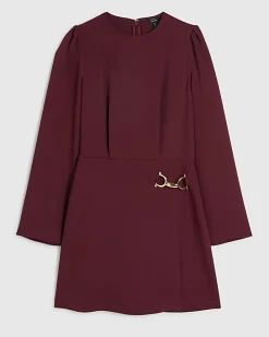 Red Mini Dress With Snaffle